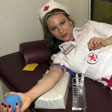 doing the Red Cross blood donor Campaign